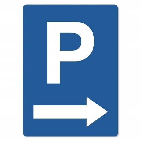 Parking Right Sign With Arrow The Signmaker