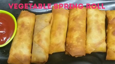Todd and i have frequent spring roll parties where we grill fresh meats and vegetables, roll spring rolls and stuff ourselves for hours. Veg Spring Roll Recipe - YouTube