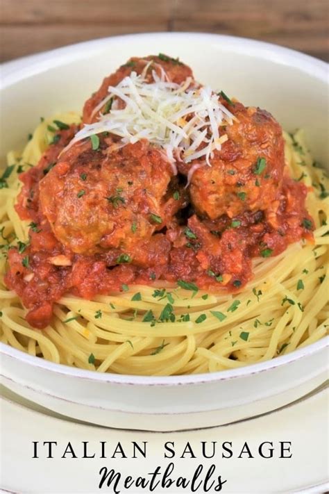 The spices in the sweet italian sausage give it the extra kick. Italian Sausage Meatballs - Cook2eatwell