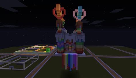Rainbow Castle Minecraft Map