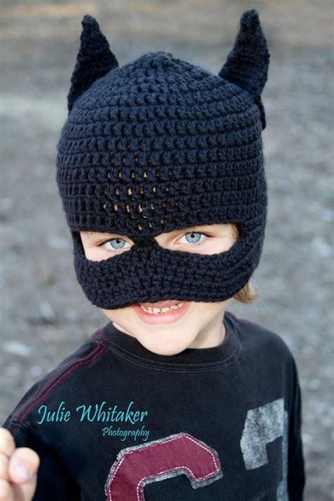 Batman Beanie With Or Without Mask Pattern Only Crochet
