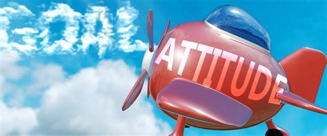 Attitude Helps Achieve A Goal Pictured As Word Attitude In Clouds To