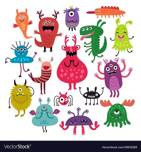Image Result For Monsters Funny Monster Illustration Funny Monsters