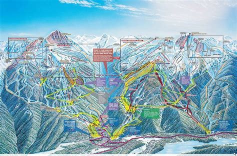 Whistler Ski Resort Guide Location Map And Whistler Ski Holiday