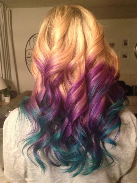 Awesome Purple And Blue Ombre Hair Tumblr Tumblr