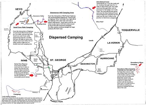 Dispersedprimitive Camping Near Saint George Utah Zion Area Info