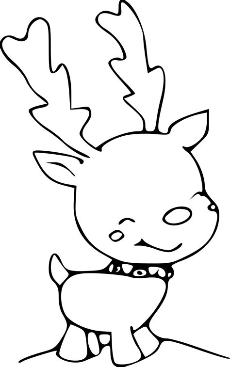 Coloriage A Imprimer Renne De Noel Gratuit Coloriage