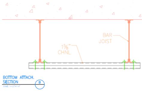 Connecting Unistrut Channel To Bar Joists