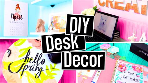 Diy Desk Decorations Diy Room Decor On A Budget Cheap