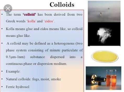 Define Colloid What Are Its Properties And Types