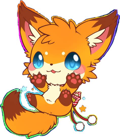Anime Kawaii Cute Fox Drawing Focus Wiring