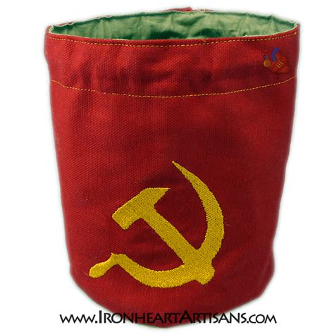 Soviet Red Hammer And Sickle Dice Bag Ironheart Artisans