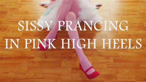 sissy prancing in pink high heels link to full video y… flickr