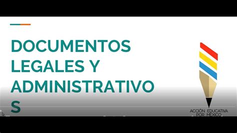 Español Clase V Documentos Legales Y Administrativos Youtube