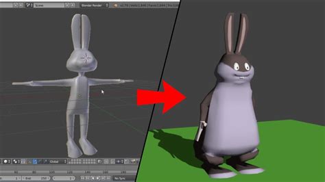 bts bugs bunny big chungus 3d speed modeling timelapse youtube