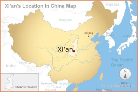 Map Of Xian China Where Is Xian China Xian China Map English