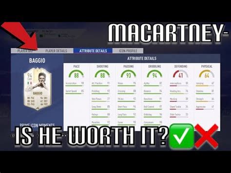 Fifa 19 baggio review (93) fifa 19 prime icon baggio player review! IS PRIME ICON MOMENTS SBC BAGGIO WORTH IT? | PRIME ICON ...