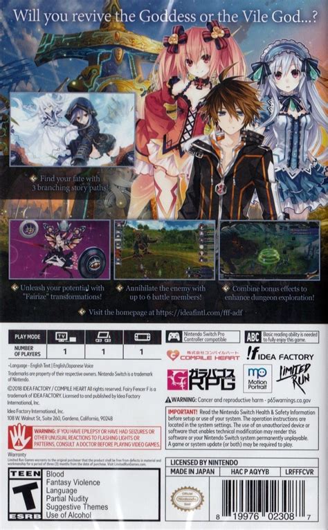 Tgdb Browse Game Fairy Fencer F Advent Dark Force