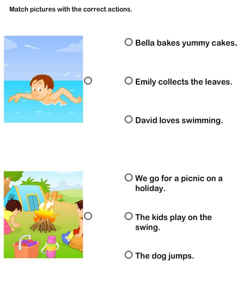 Matching Sentences Worksheets | ESL Worksheets