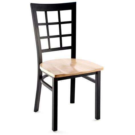 Shop all of our commercial restaurant chairs. Window Back Metal Restaurant Chair