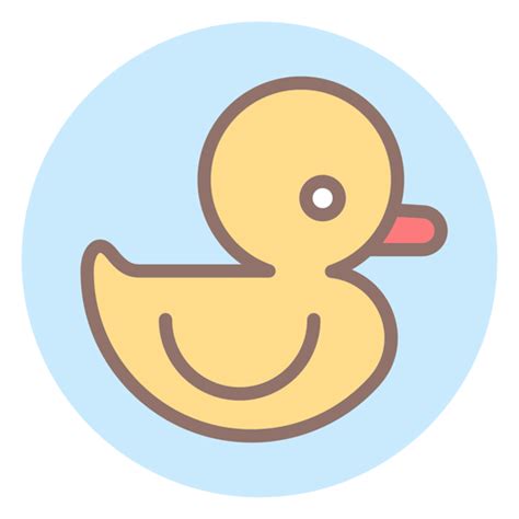 Baby Rubber Duck Circle Icon Transparent Png And Svg Vector File