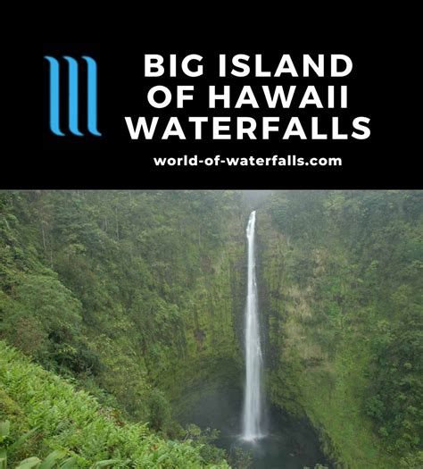 Big Island Of Hawaii Waterfalls And How To Visit Them World Of Waterfalls