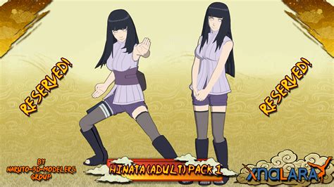 Naruto Hinata Hyuuga Adult PACK 1 FOR XPS By ASideOfChidori On