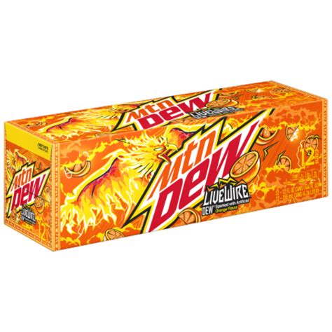 Mountain Dew Live Wire Soda Cans Pk Fl Oz Dillons Food Stores