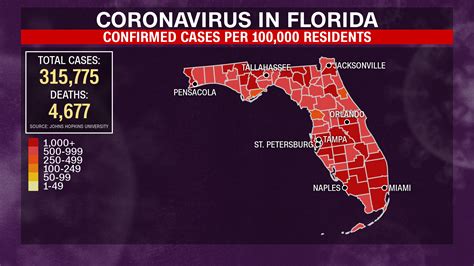 Florida Has The Most Covid 19 Cases Per Capita