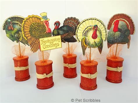 Fall Spool Craft Make Your Own Vintage Thanksgiving