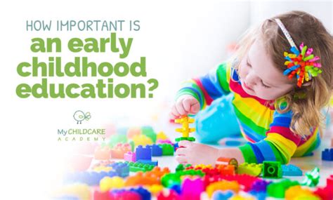 How Important Is Early Childhood Education My Childcare Academy