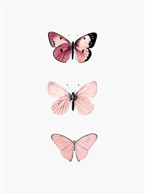 Pink Butterflies Sticker By Haleyerin Pink Wallpaper Iphone