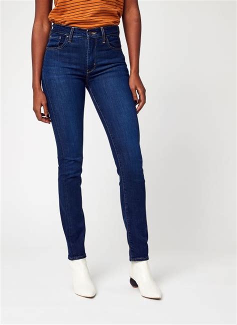 Levis 724 High Rise Straight W Blauw Kleding Chez Sarenza 539031