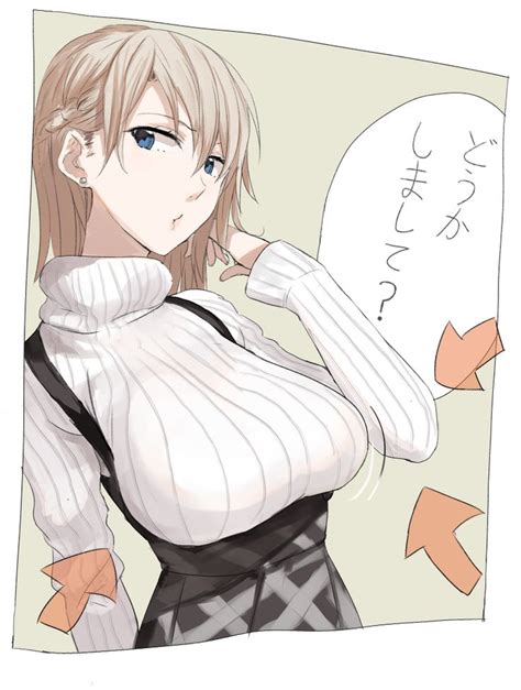 Pin On Anime Girls In Various Sweaters