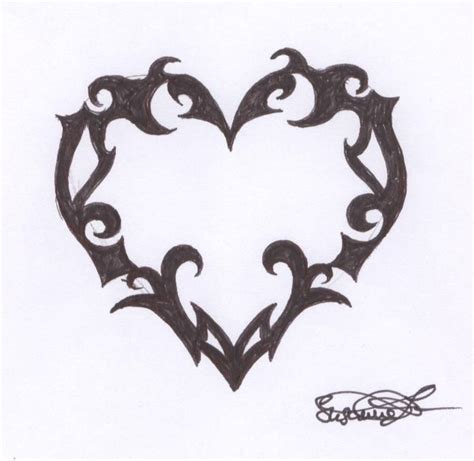 Pics For Gothic Heart Tattoo Designs Heart Tattoo Heart Tattoo