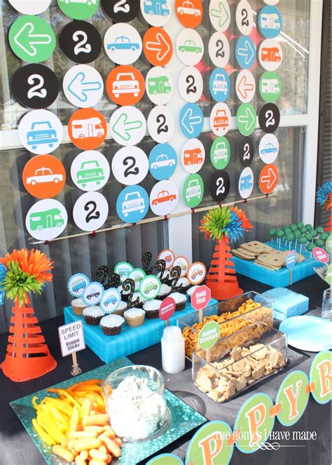 See more party ideas at catchmyparty.com! "On the Go" Second Birthday Party! | The Homes I Have Made