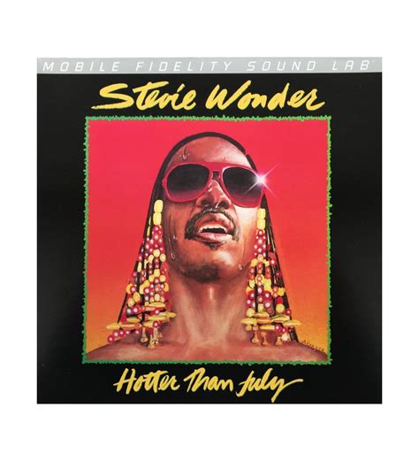 Stevie Wonder Hotter Than July LP Ltd Num RE RM