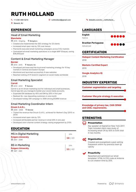 How to send your cover letter. Best Email Marketing Resume Examples with Objectives ...