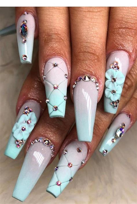 40 Best Coffin Nail And Gel Nail Designs For Summer 2021 Page 33 Of