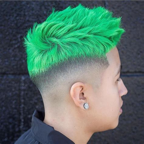 Green Hair Color Male Frank Pinkerton