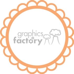 Scalloped Clipart Graphics Factory