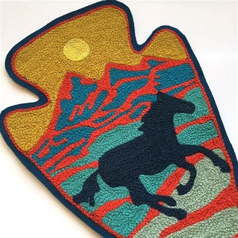 The Wild And Free Chainstitch Backpatch Embroidered Felt Patch Chain