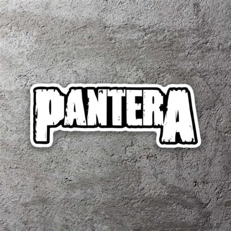 Pantera Logo Vinyl Sticker 5 Wide Includes Two Stickers Ebay
