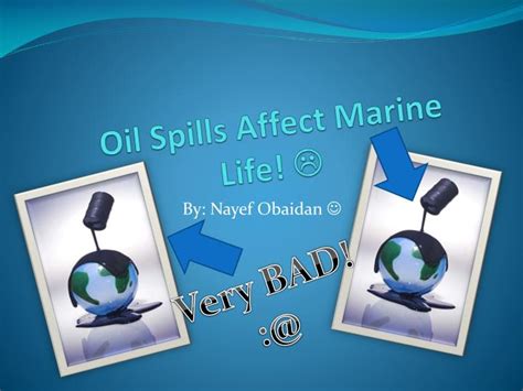 Ppt Oil Spills Affect Marine Life Powerpoint