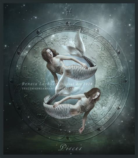 Zodiac Pisces By Thelemadreamsart On Deviantart