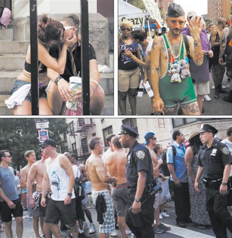 Proudly Letting It All Hang Out At The Pride March Amnewyork