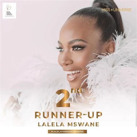 miss sa lalela mswane finishes as 2nd runner up at miss universe 2021