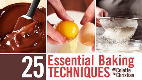 25 Essential Baking Techniques Craftsy