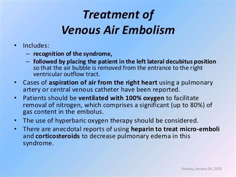 Image Result For Management Of Vascular Air Embolism During Anaesthesia Air Embolism