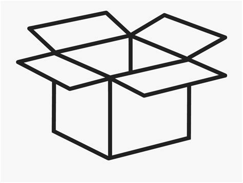 Square Box Outline Svg